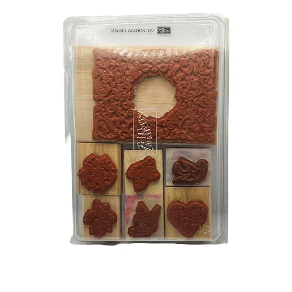 Victorian Stampin Up! Rubber Stamp Set of 7 Victorian Vintage 1999 - Picture 2 of 9